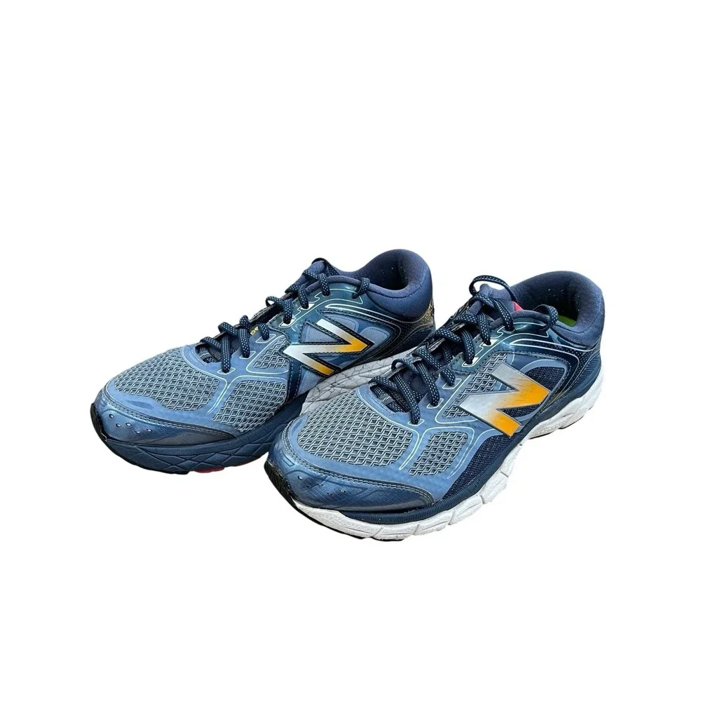 New Balance 860v6 Running Shoes Sneakers Mens Size 10 Blue Workout Training Gym - Picture 5 of 13